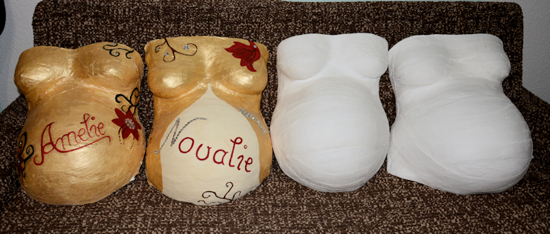 Babybauch-Gipsabdruck Reparatur und Restaurierung in Sachsen-Anhalt