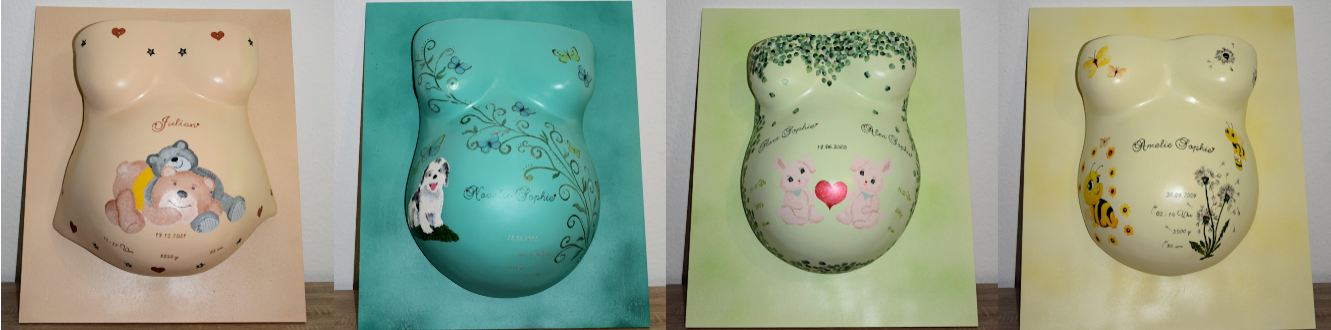 Babybauch-Gipsabdruck Reparatur und Restaurierung in Sachsen-Anhalt